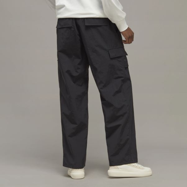 Adidas Y-3 Pantalon De Survêtement En Nylon Froissé