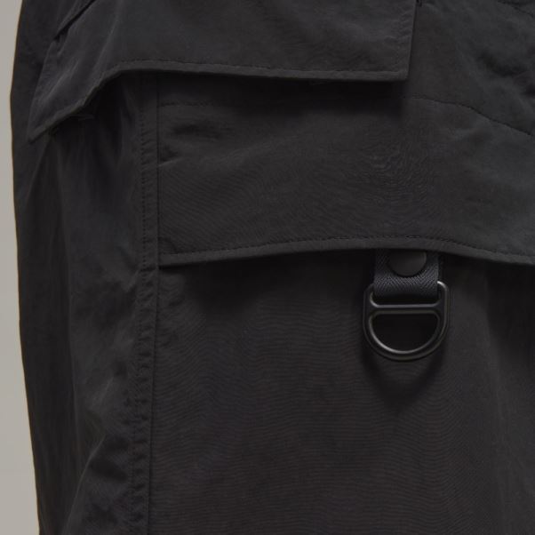 Adidas Y-3 Pantalon De Survêtement En Nylon Froissé