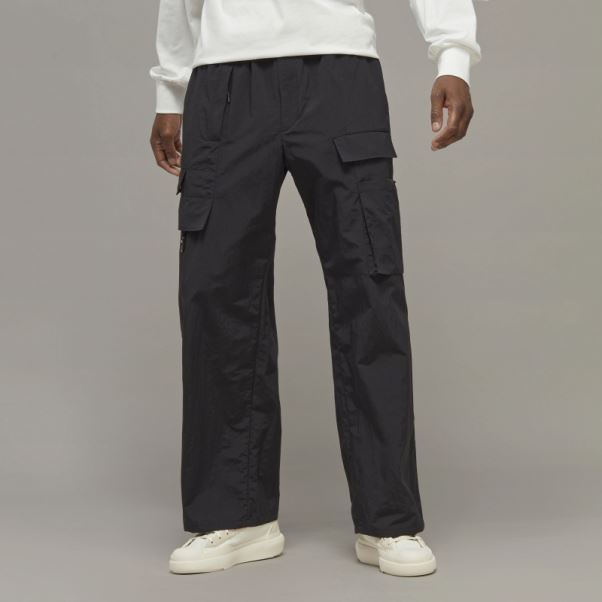 Pantalon Adidas Y-3 En Nylon Froissé