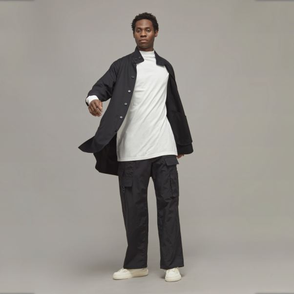 Pantalon Adidas Y-3 En Nylon Froissé