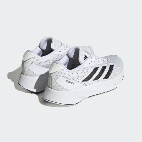 Adidas Adizero Sl Chaussures De Course Blanc Mode