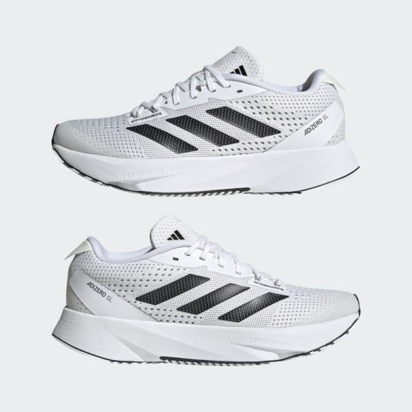 Adidas Adizero Sl Chaussures De Course Blanc Mode