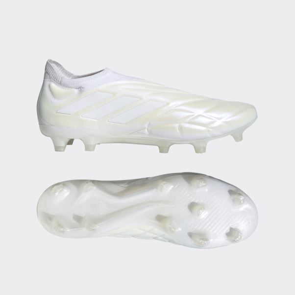 Copa Pure+ Chaussures De Football Pour Terrain Sec Blanc Adidas