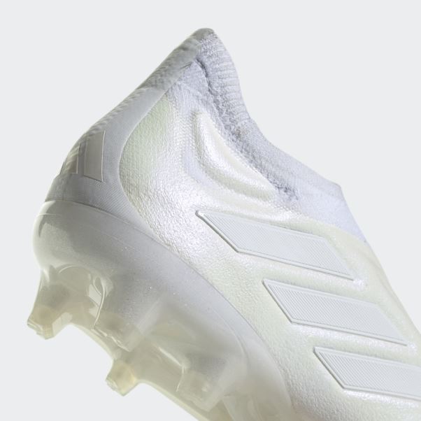 Copa Pure+ Chaussures De Football Pour Terrain Sec Blanc Adidas