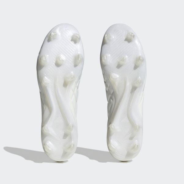 Copa Pure+ Chaussures De Football Pour Terrain Sec Blanc Adidas