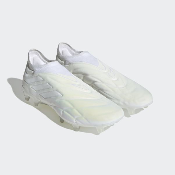 Copa Pure+ Chaussures De Football Pour Terrain Sec Blanc Adidas