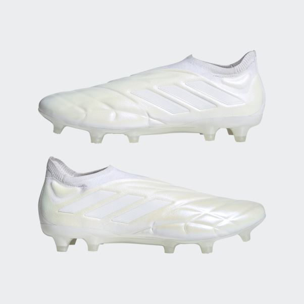 Copa Pure+ Chaussures De Football Pour Terrain Sec Blanc Adidas