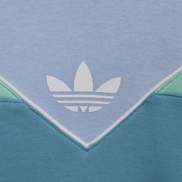 Ensemble Adidas Bleu Aube Adicolor Crew