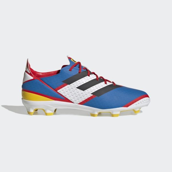 Adidas Gamemode Crampons De Football Pour Terrain Ferme Blanc