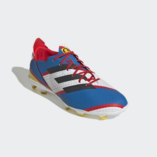 Adidas Gamemode Crampons De Football Pour Terrain Ferme Blanc