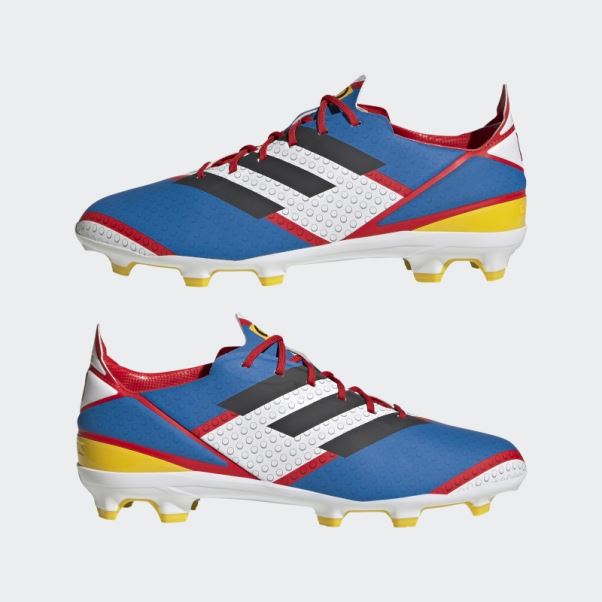Adidas Gamemode Crampons De Football Pour Terrain Ferme Blanc
