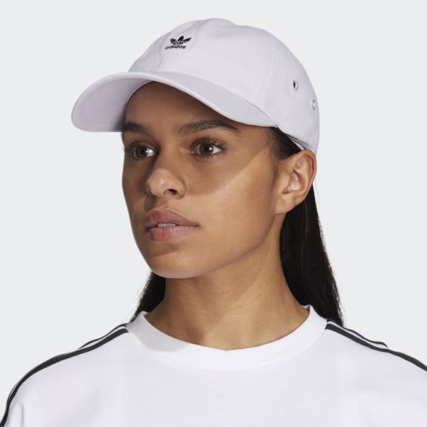 Casquette Argentée Décontractée à Mini Logo Adidas