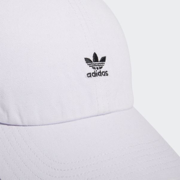 Casquette Argentée Décontractée à Mini Logo Adidas
