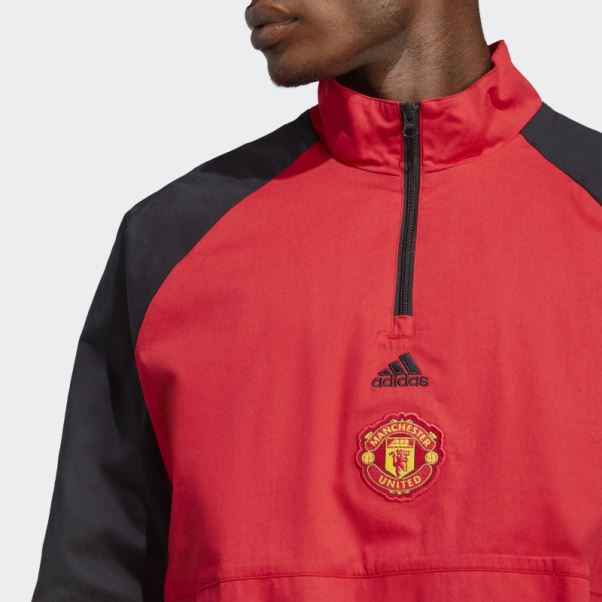 Adidas Mufc Manchester United Icon Haut Rouge