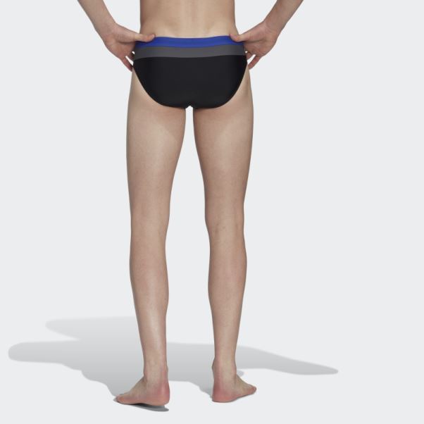 Maillot De Bain Color Block Noir Adidas