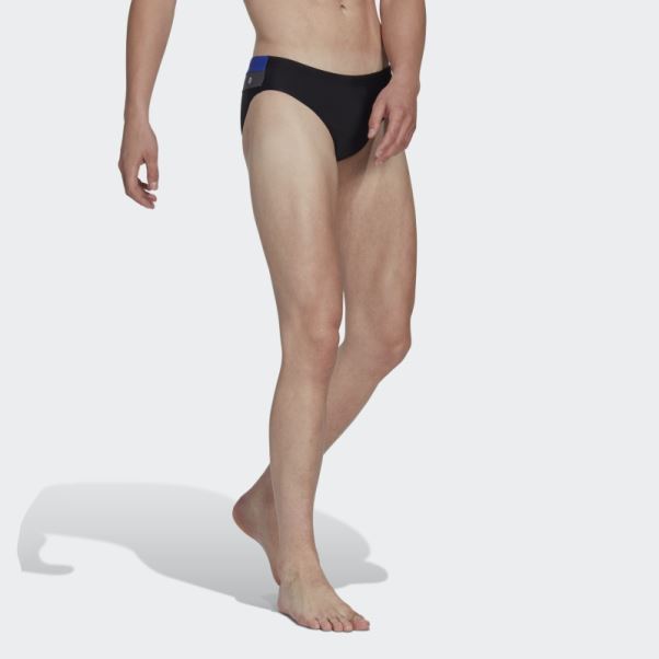 Maillot De Bain Color Block Noir Adidas