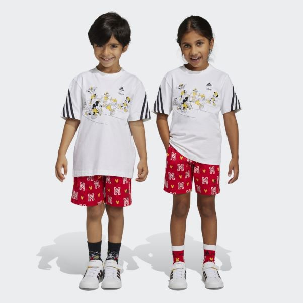 T-shirt Adidas X Disney Mickey Mouse Blanc Chaud