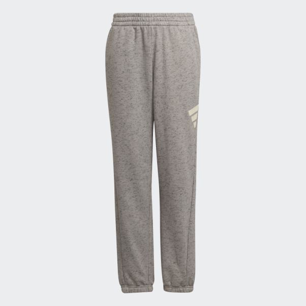 Adidas Mgh Pantalon De Jogging Futur Icone 3 Bandes Gris Uni