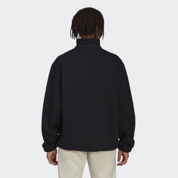 Sweat Mi-zip Adicolor Contempo Noir Adidas