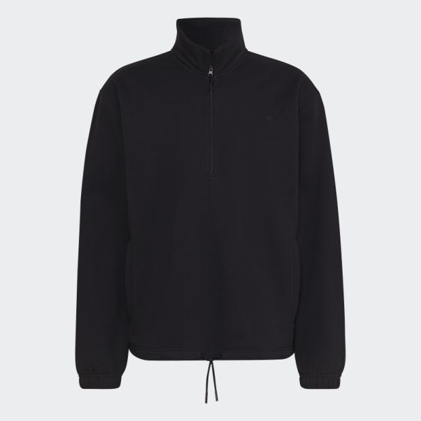 Sweat Mi-zip Adicolor Contempo Noir Adidas