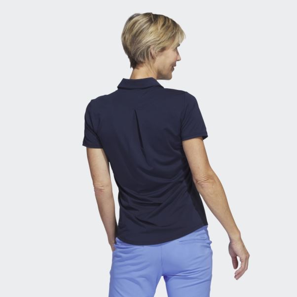 Bleu Marine Adidas Ultimate365 Solide Polo Mode
