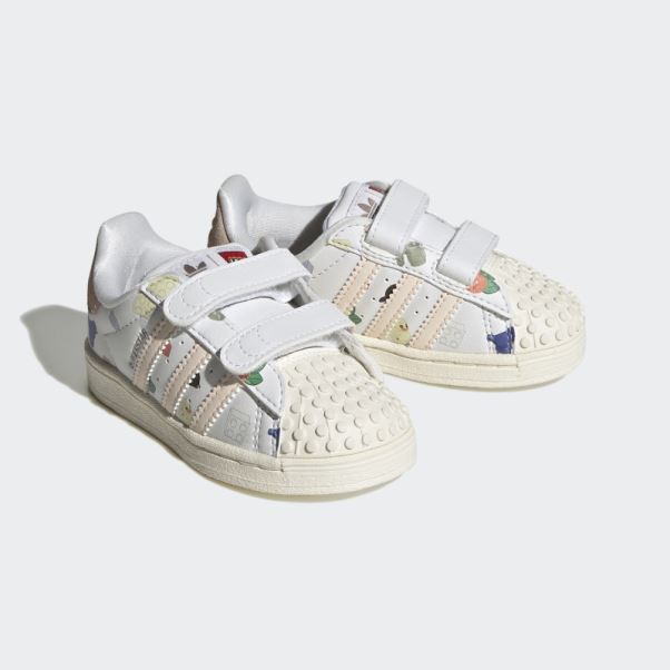 Adidas Superstar X Lego Blanc