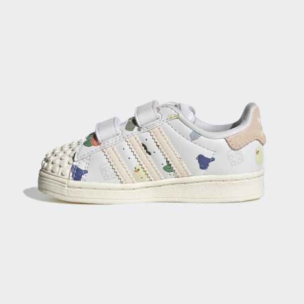 Adidas Superstar X Lego Blanc