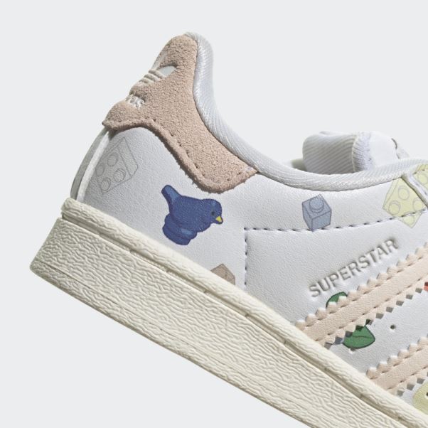 Adidas Superstar X Lego Blanc