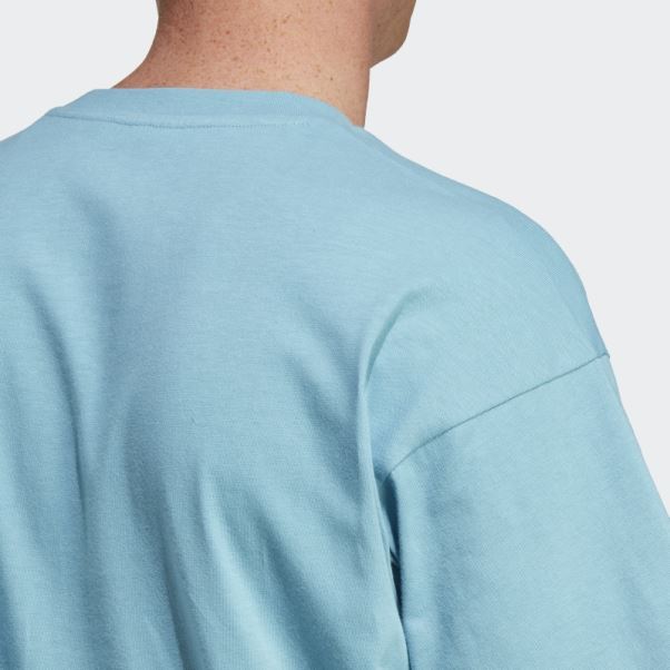 T-shirt Graphique Adidas Bleu