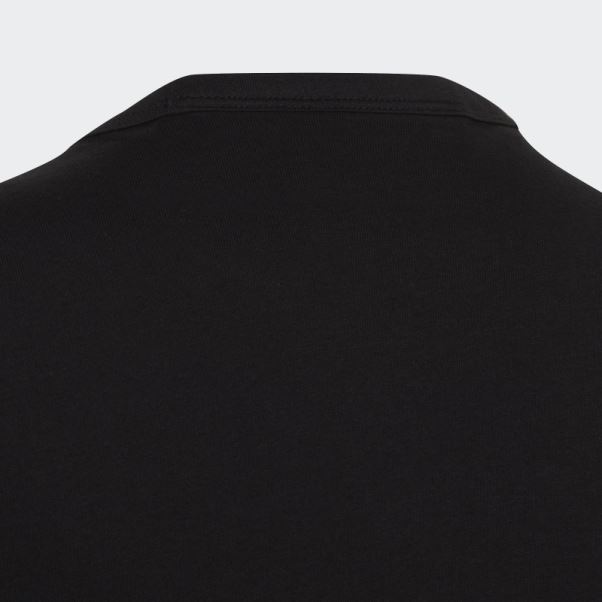 Tee Shirt Colorblock Noir Adidas