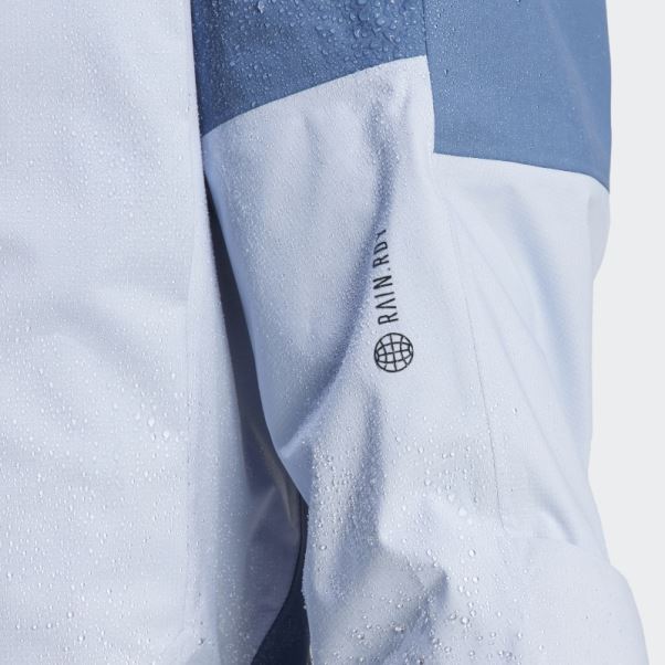 Veste De Randonnée Adidas Terrex Xploric Rain.rdy Bleu Aube