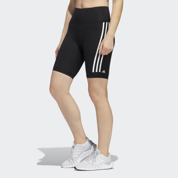 Optime Trainicons 3-stripes Bike Short Leggings Adidas Noir