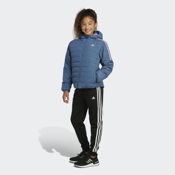 Doudoune Confortable à 3 Bandes Acier Adidas
