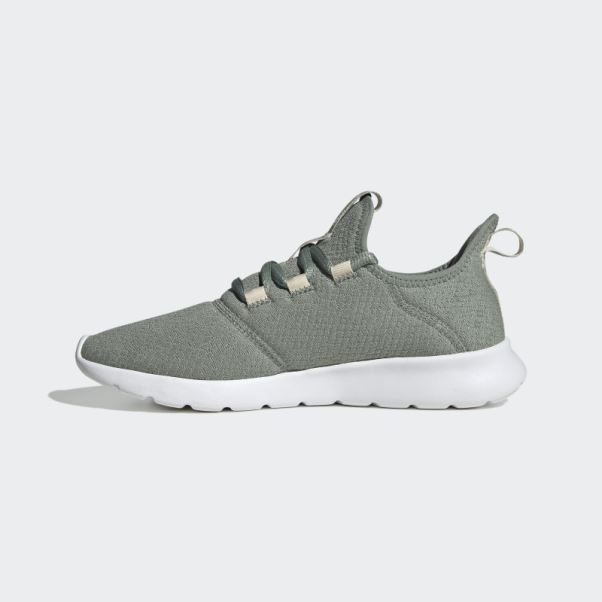 Chaussures Cloudfoam Pure 2.0 Argent Vert Adidas