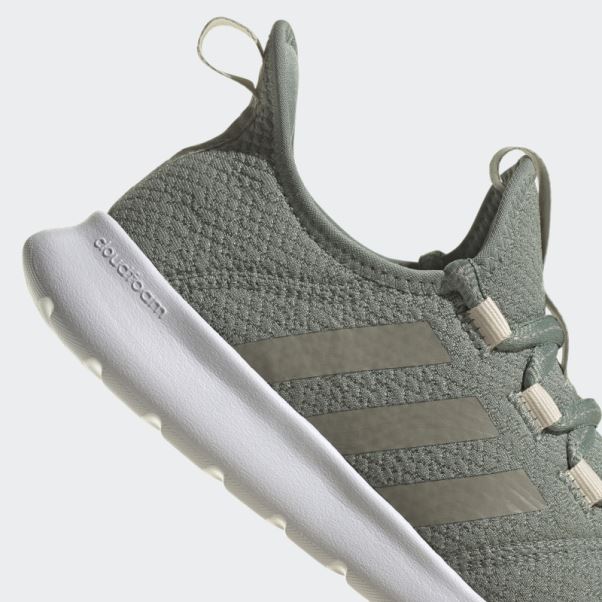 Chaussures Cloudfoam Pure 2.0 Argent Vert Adidas