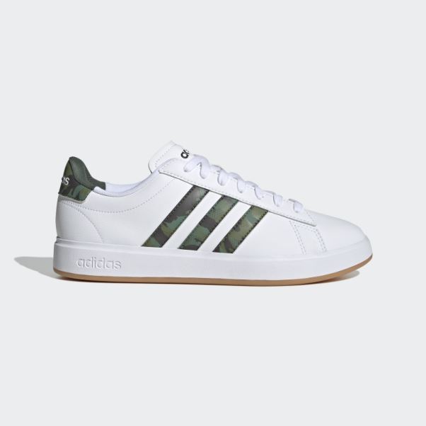 Adidas Grand Court Cloudfoam Lifestyle Court Confort Chaussures Vert Oxyde