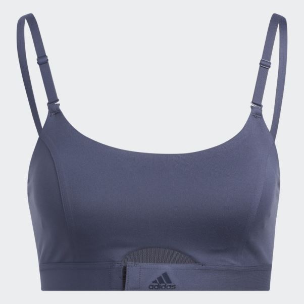 Soutien-gorge Léger D'entraînement Aeroimpact Luxe Bleu Marine Adidas