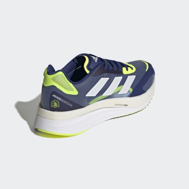 Chaussures Adizero Boston 10 M Adidas Victoire Bleu