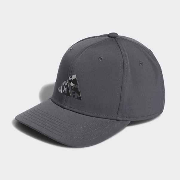 Adidas Casquette Snapback Logo Gris