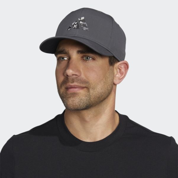 Adidas Casquette Snapback Logo Gris