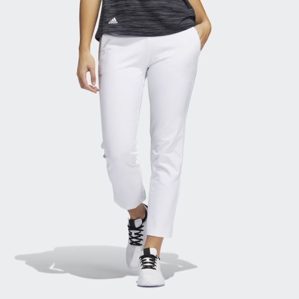 Pantalon à Enfiler à La Cheville Blanc Adidas