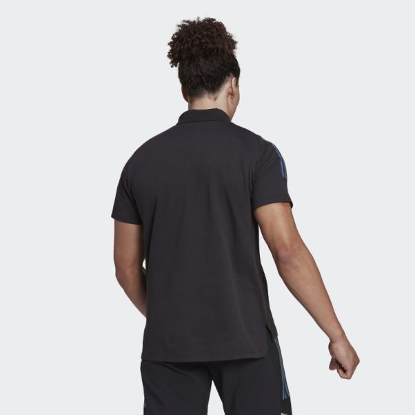 Polo Rugby Adidas All Blacks Noir