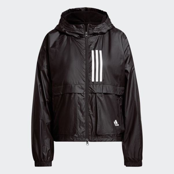 Adidas Sportswear Wnd.rdy Veste Tissée Noir Chaud