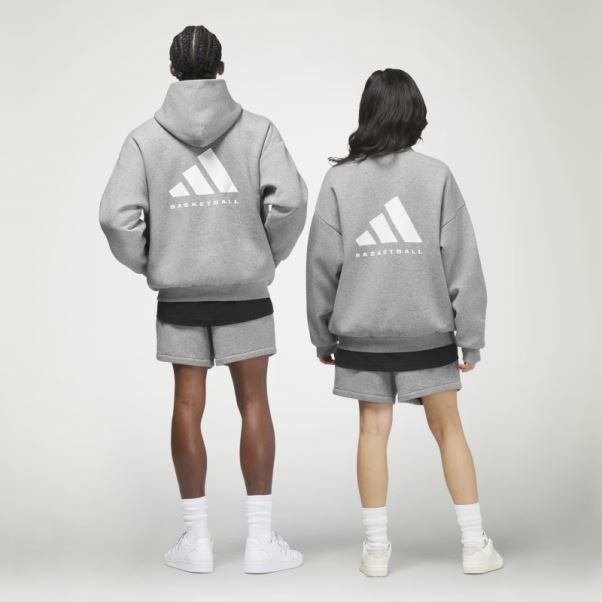 Adidas Short De Basket-ball Chiné Avoine Foncé Chaud