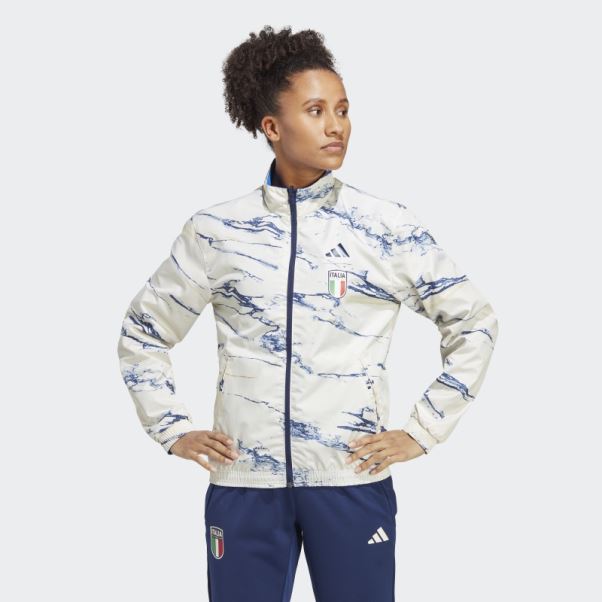 Veste Hymne Italienne Bleu Adidas