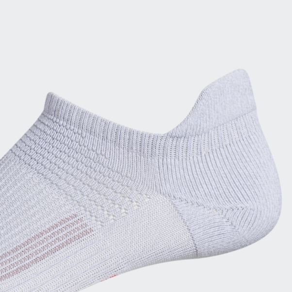 Adidas Running Superlite Chaussettes Invisibles à Onglets 2 Paires Gris Clair
