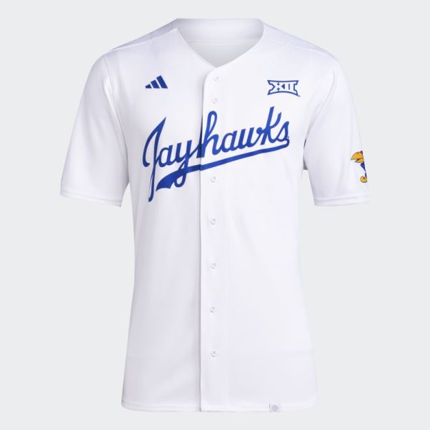 Maillot De Baseball Jayhawks Blanc Adidas