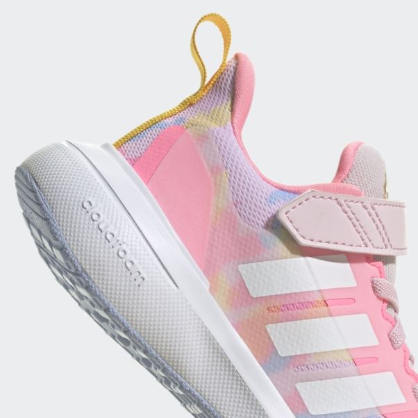 Fortarun 2.0 Cloudfoam Elastic Lace Top Strap Chaussures Adidas Rose