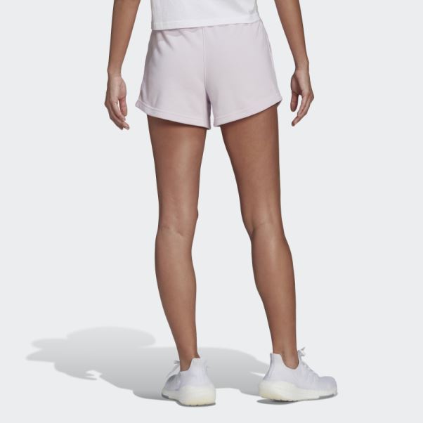 Short En Molleton Hyperglam Rose Adidas