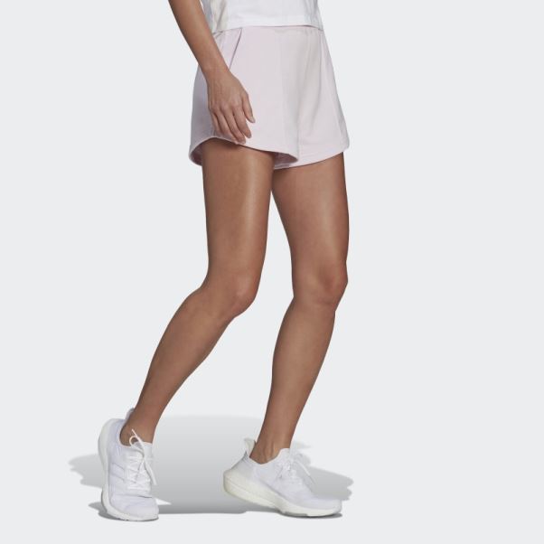 Short En Molleton Hyperglam Rose Adidas